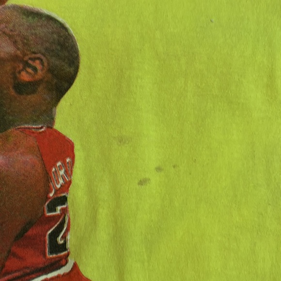 GxFR WWVD Michael Jordan Dennis Rodman neon y shirt - Picture 3 of 5